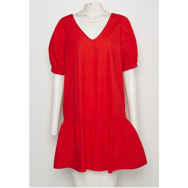 Vero Moda VMJARLOTTE SHORT Sukienka letnia spicy orange VE121C38F-H11