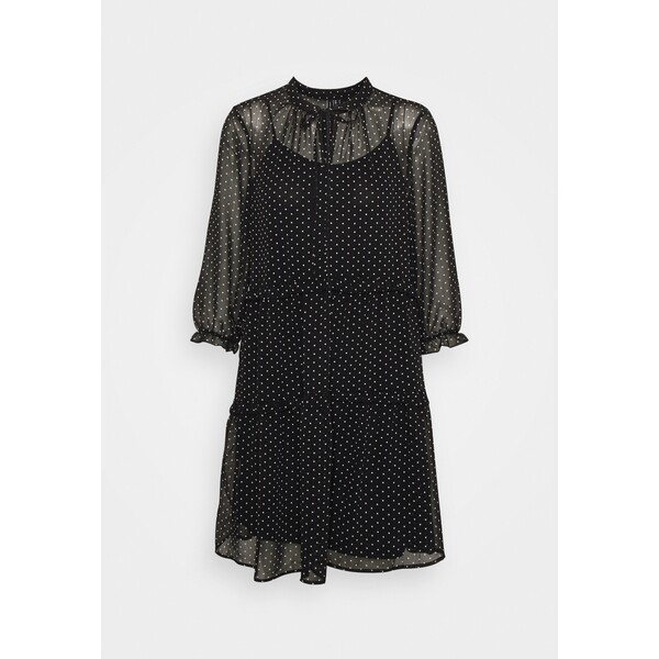 Vero Moda VMFIE SHORT DRESS Sukienka letnia black/birch VE121C368-Q11